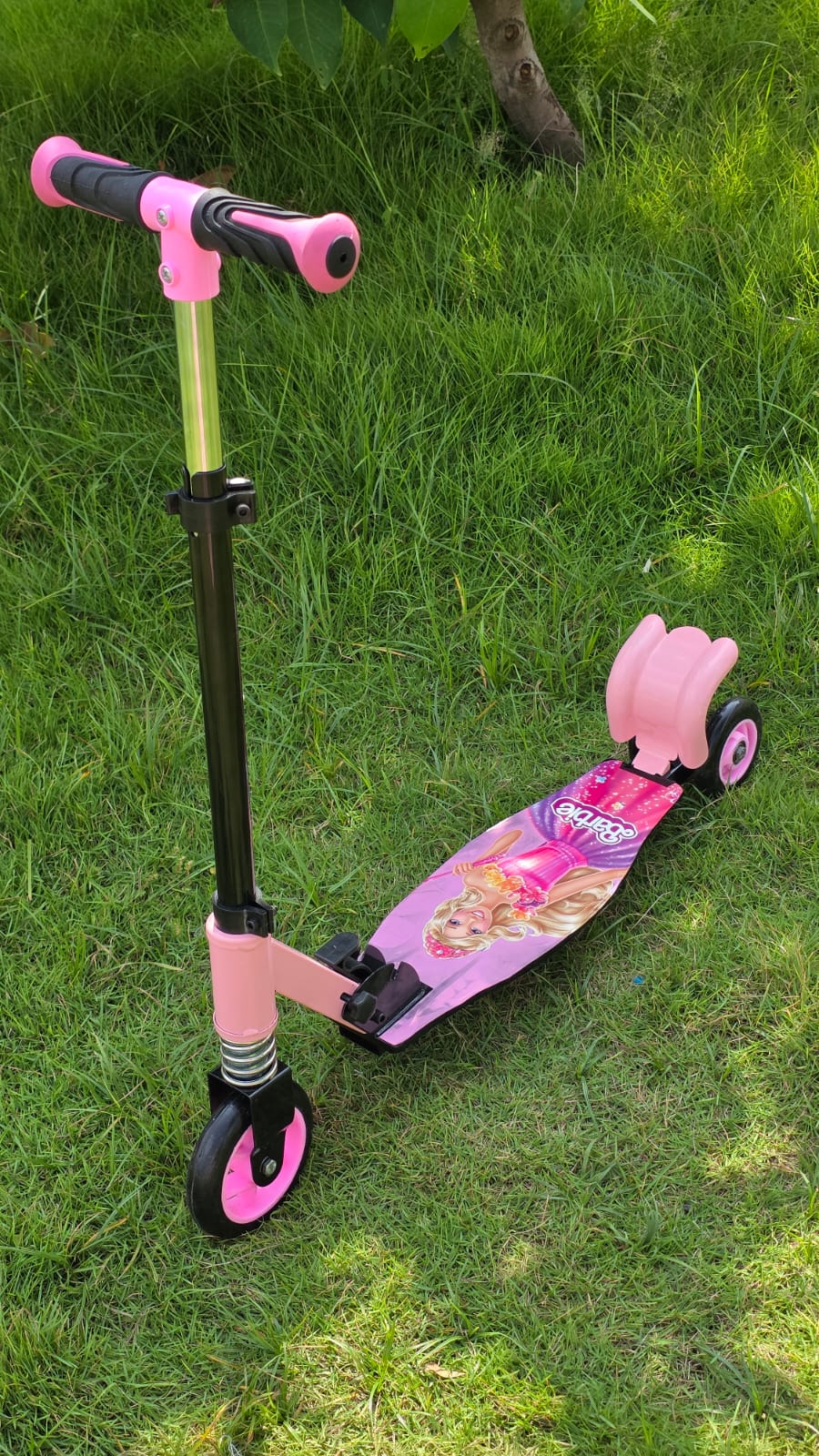 Skating scooter with cap