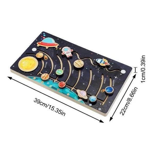 Solar maze board
