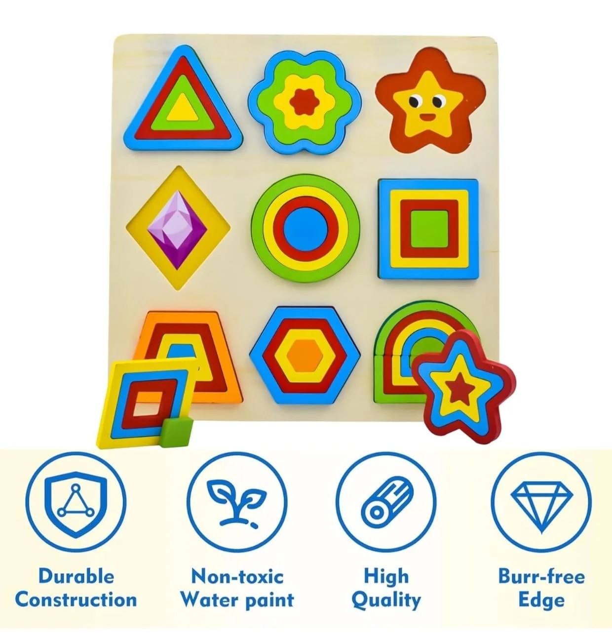 Brain teaser puzzle board