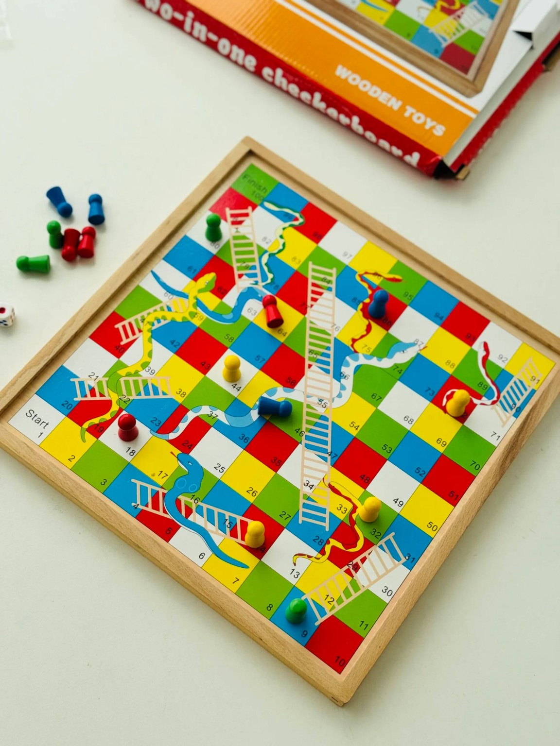 2 in 1 checker board