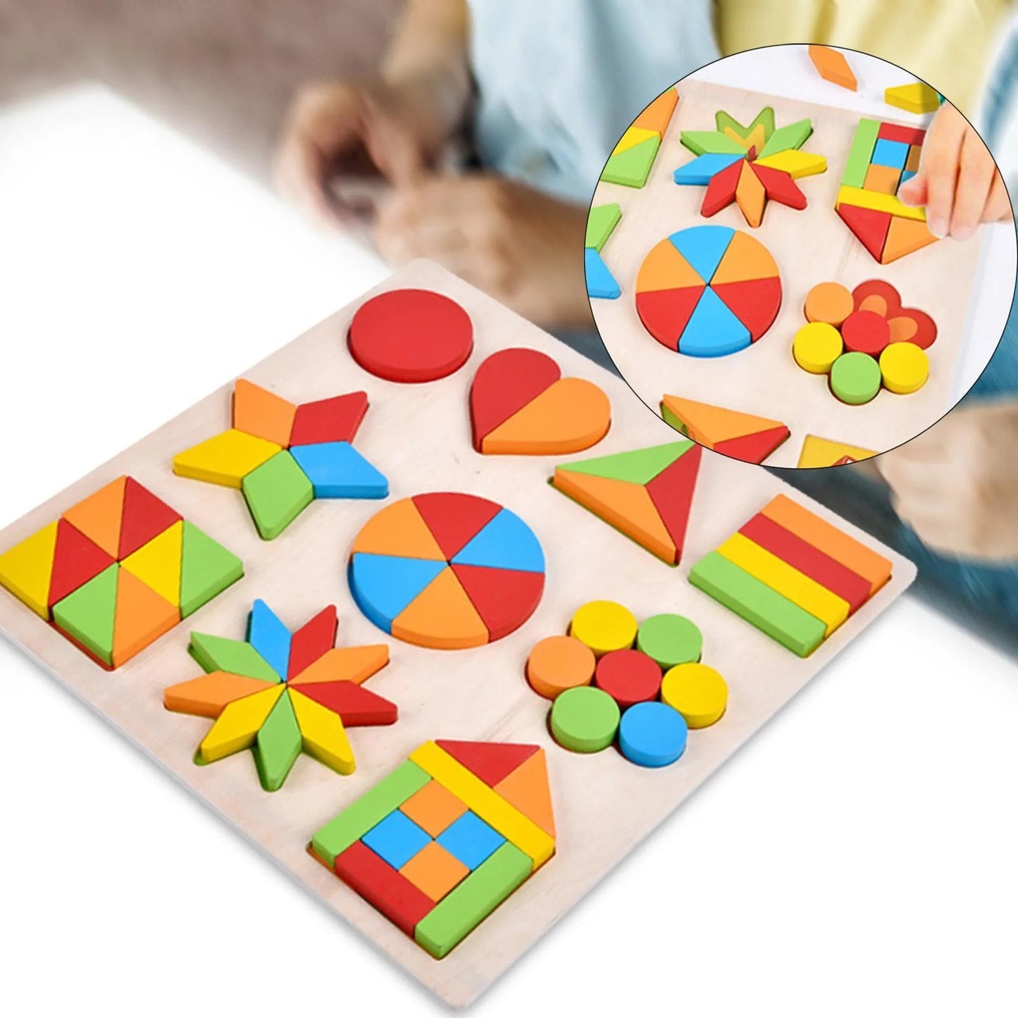 Brain teaser puzzle board