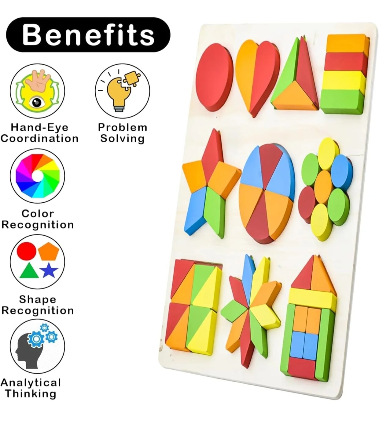 Brain teaser puzzle board