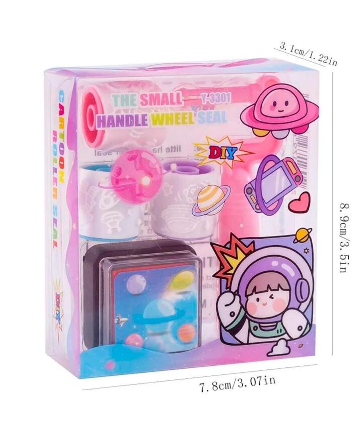 Rolling stamp pad