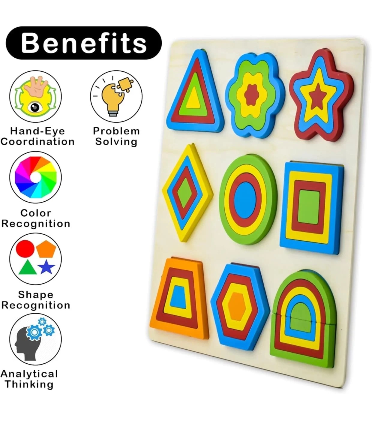 Brain teaser puzzle board