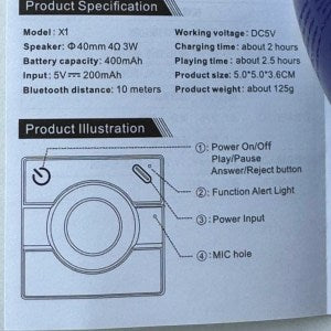 Mini X Bluetooth Speaker