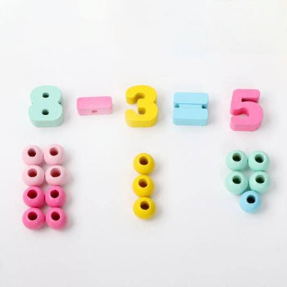 Wooden Lacing Beads