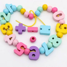 Wooden Lacing Beads