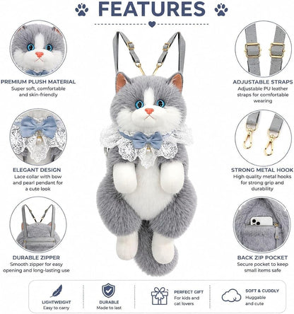 cat Plush Backpack