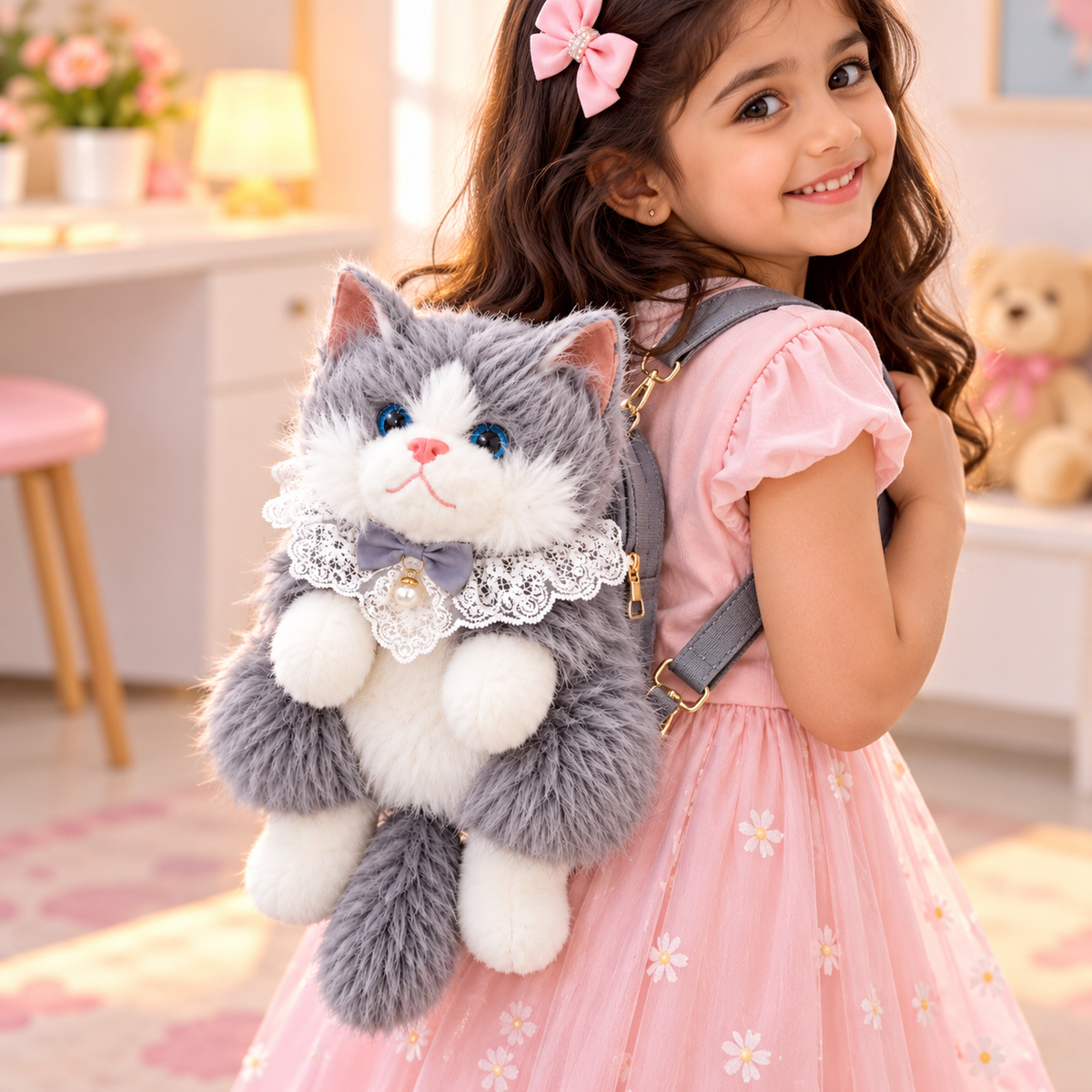cat Plush Backpack