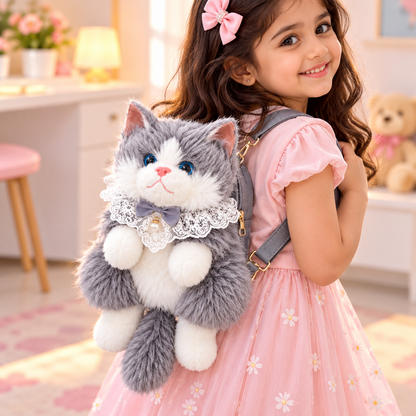cat Plush Backpack