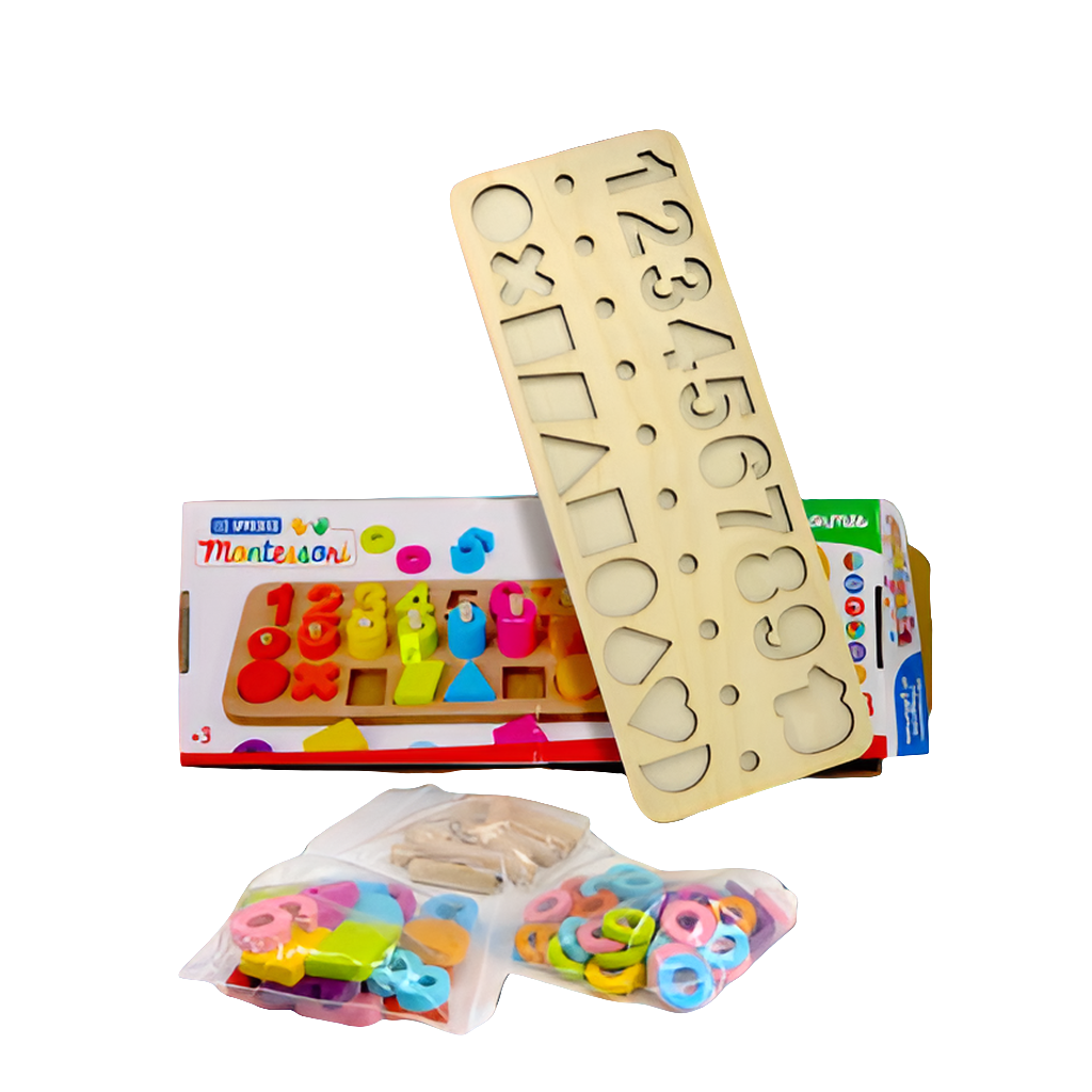 3 in 1 Montessori  puzzle board