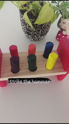 Strike the hammer