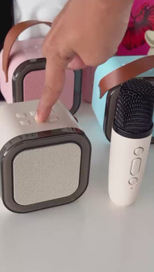 karaoke speaker [{with mike