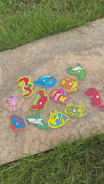 WOODEN MAGNETIC FISHING GAME