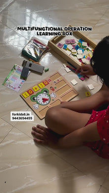 Multifunctional operation learning board