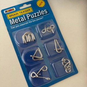 IQ CHALLENGE METAL PUZZLE[6 sets]