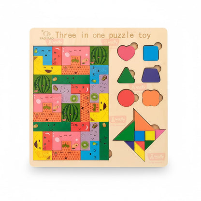 3 in 1 puzzle toy