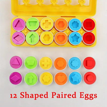 Shapes / Numbers sorting egg set
