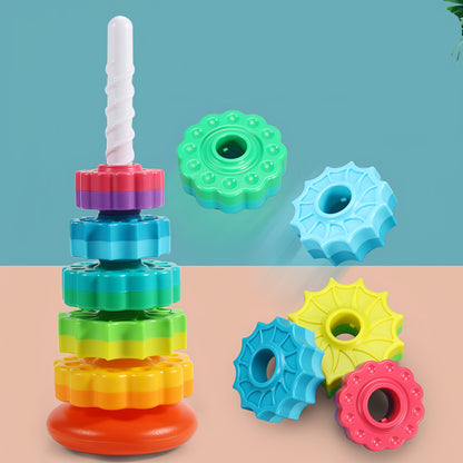 Spinning Rainbow tower