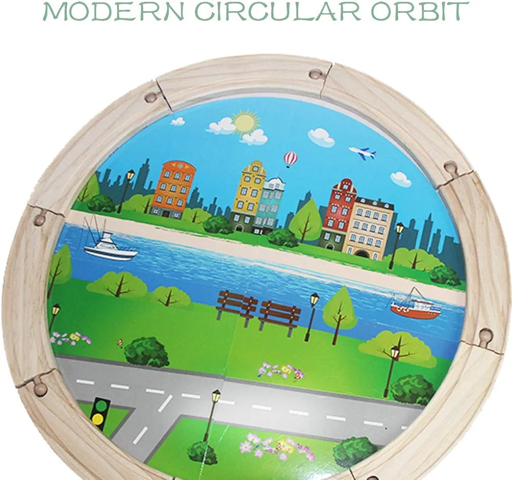 Wooden construction toy