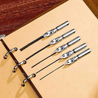 Vintage Pen & 3D Notebook