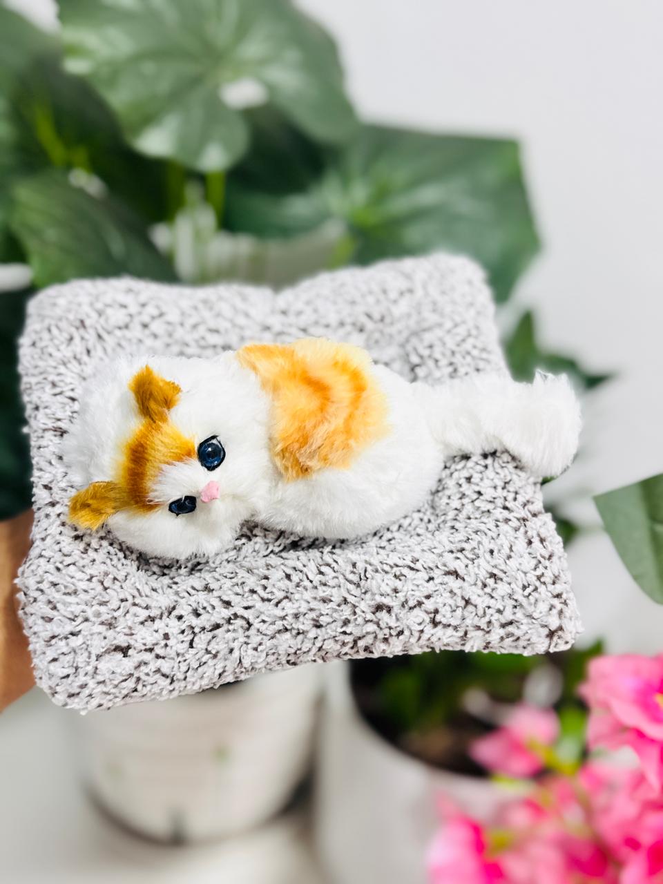 Sleeping Cat Plush Toy