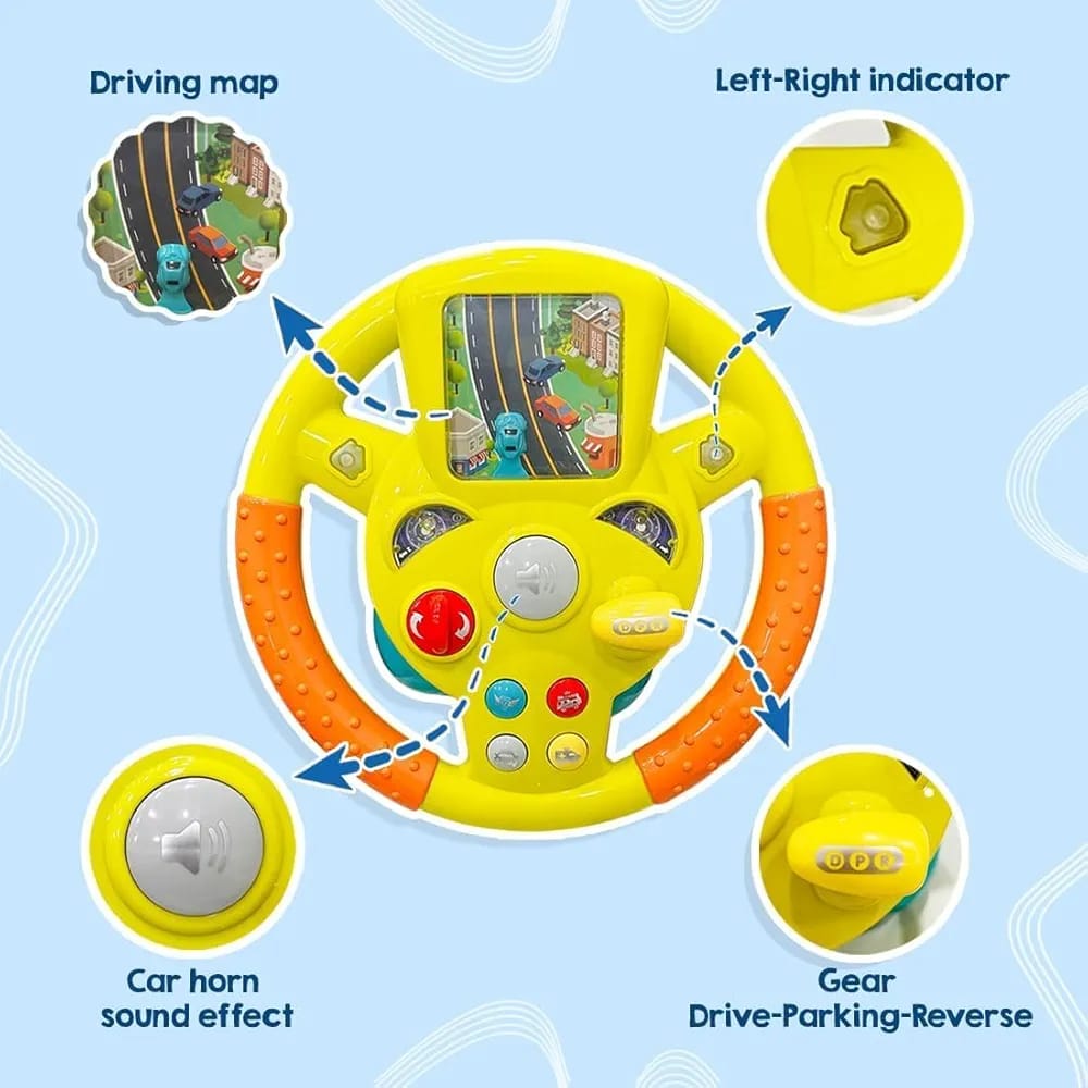little driver [car steering/Steering wheel]
