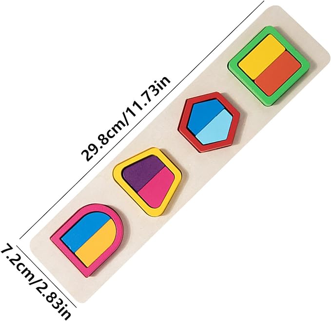 Wooden Shape Puzzle Board