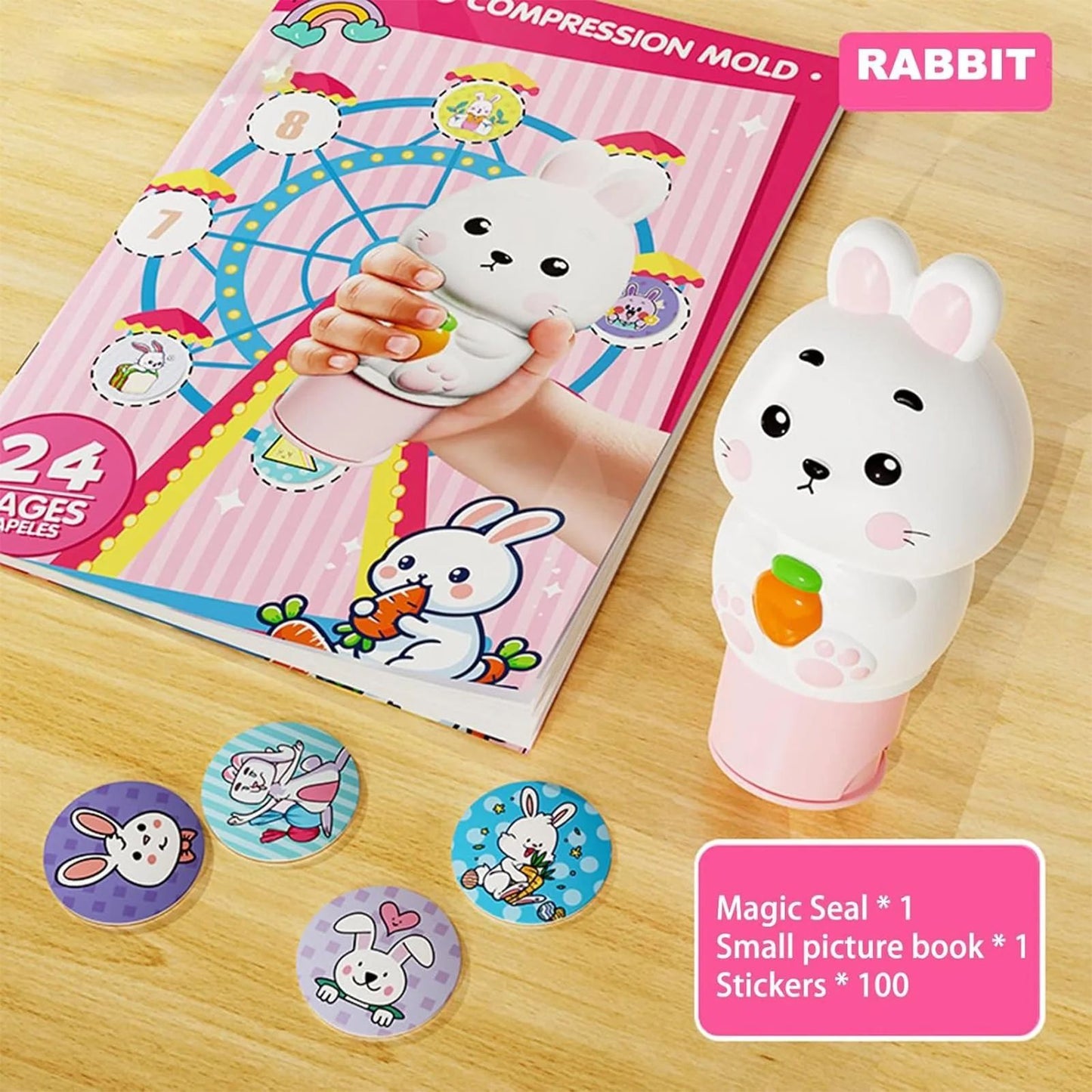 Velcro cartoon stamp