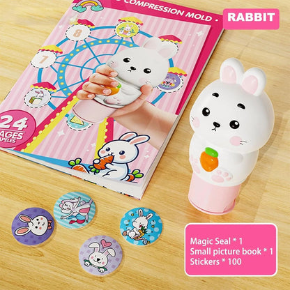 Velcro cartoon stamp