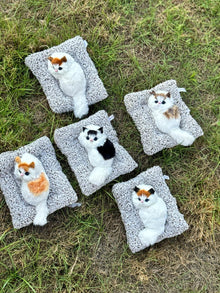 Sleeping Cat Plush Toy