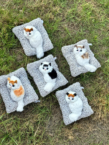 Sleeping Cat Plush Toy