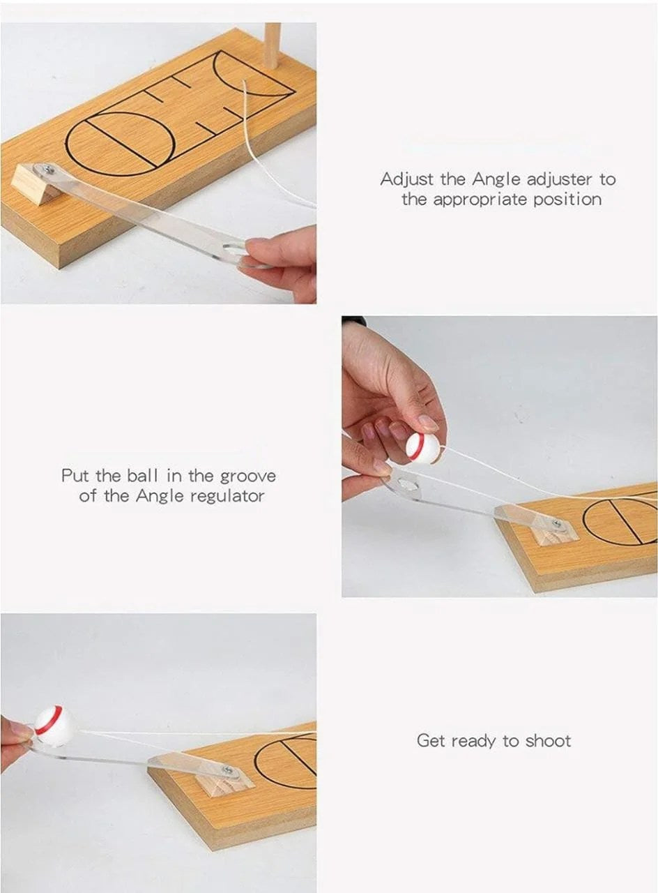 Wooden Desktop Basketball Game