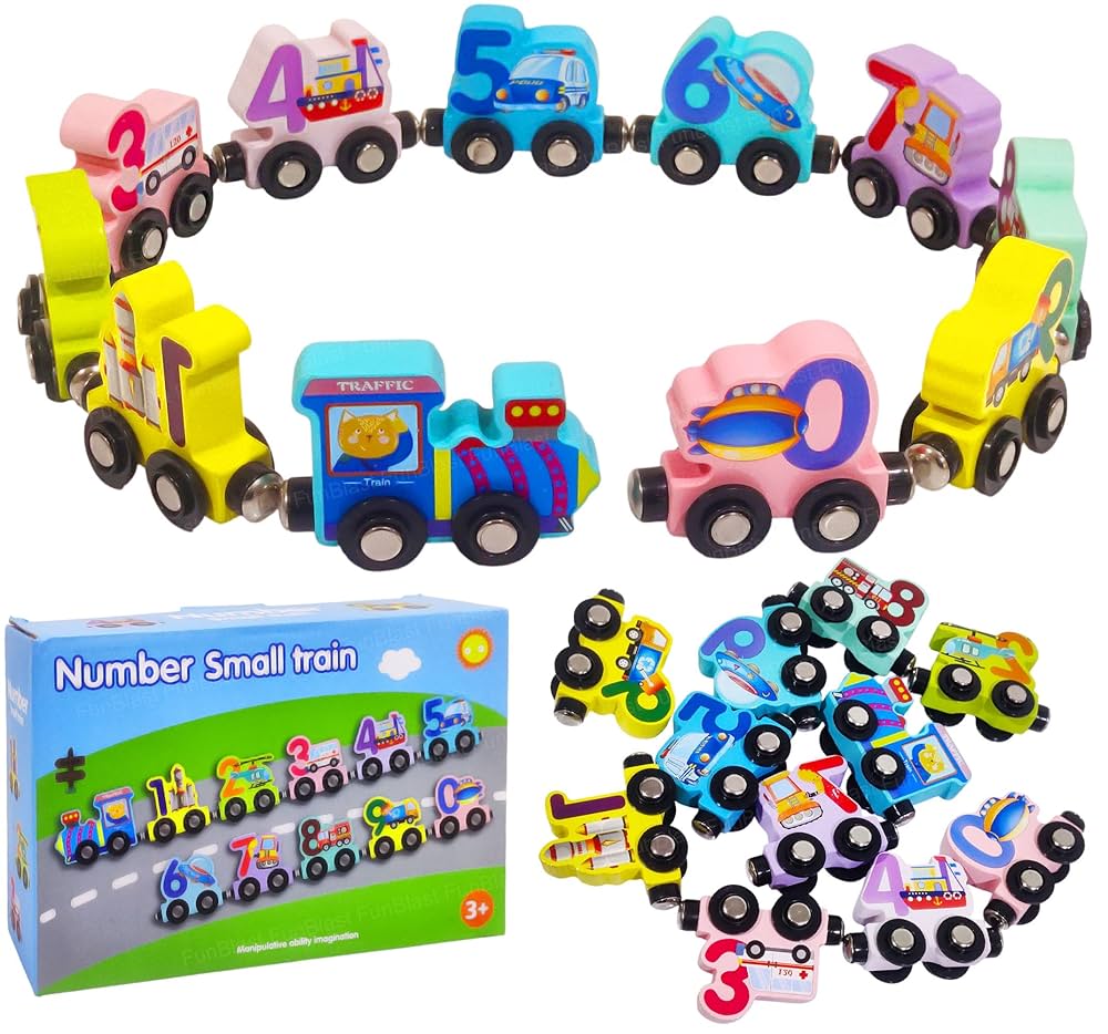 Number magnetic train