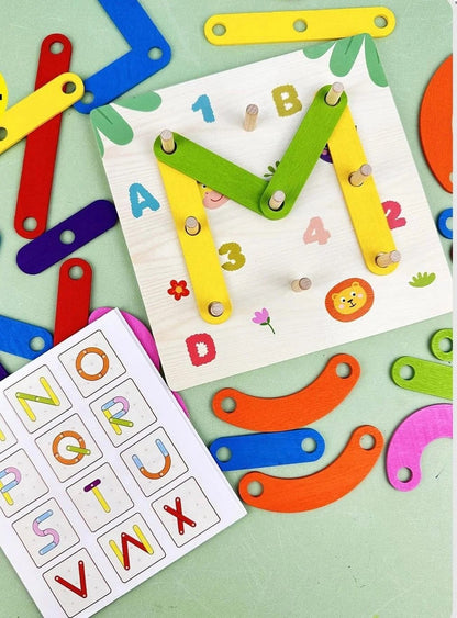 100 challenge peg board