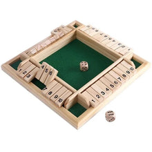 Four sided flip up game