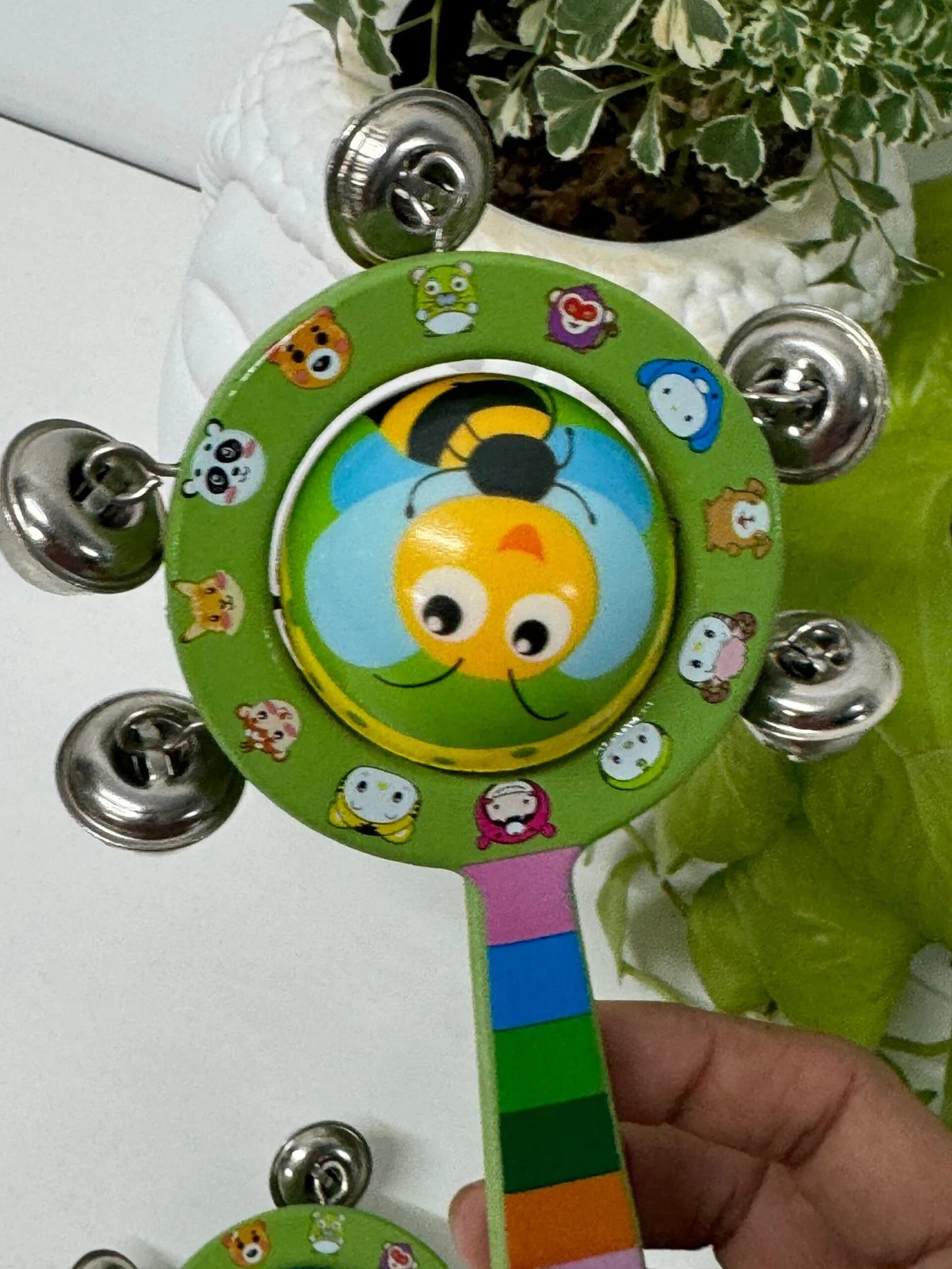 Roll over rattle