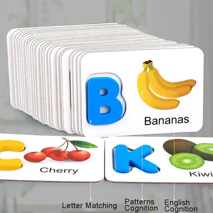 English Letter Identification Card