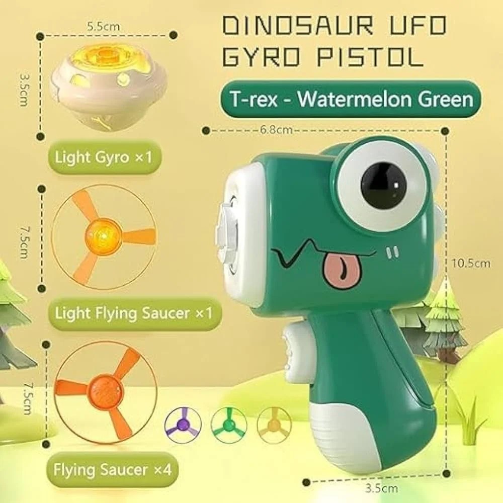 Dino UFO Gyro Gun