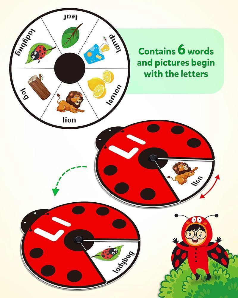 Alphabet & Number Spinner