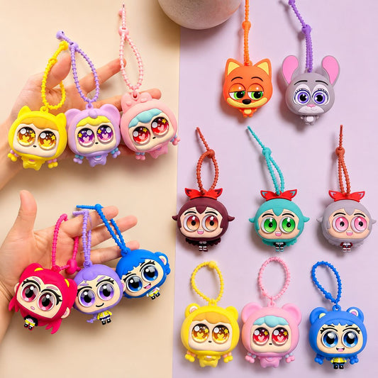 Eye pop up keychain