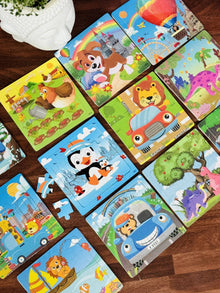 40 rs wooden puzzle with base image [15 *15 cm