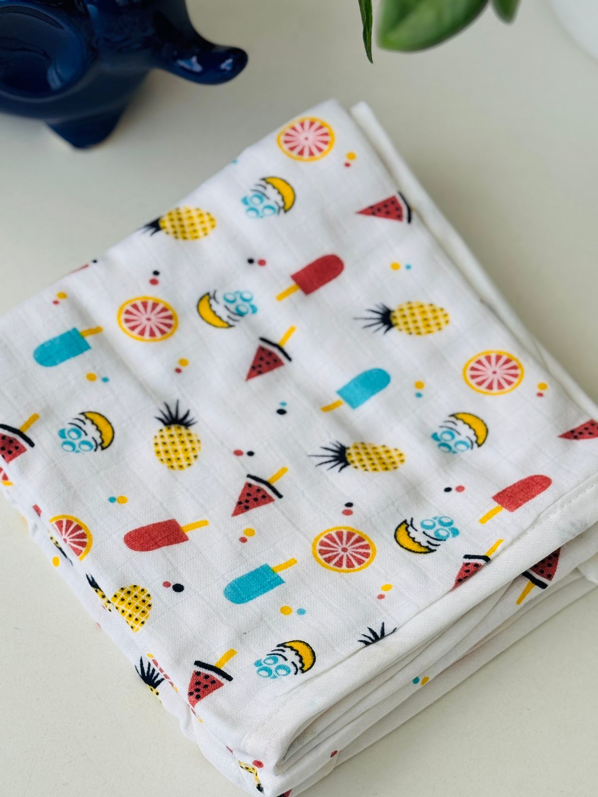 Muslin hooded towel