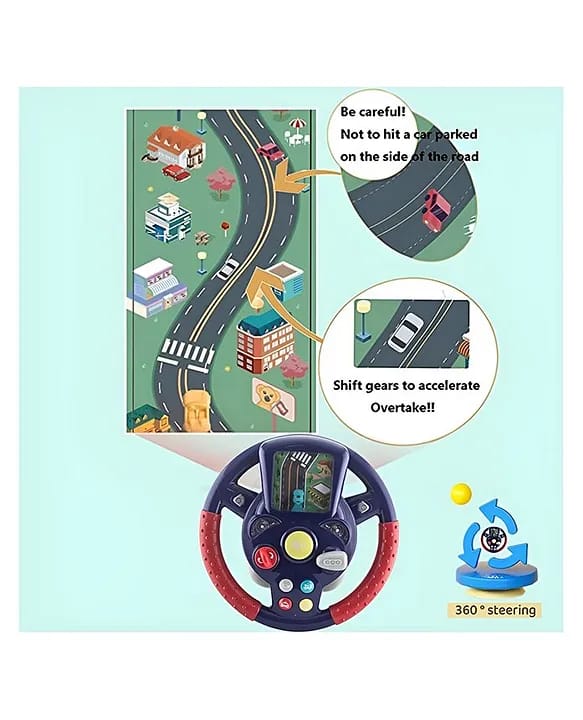 little driver [car steering/Steering wheel]