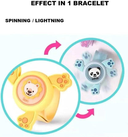 Led spinner slap band