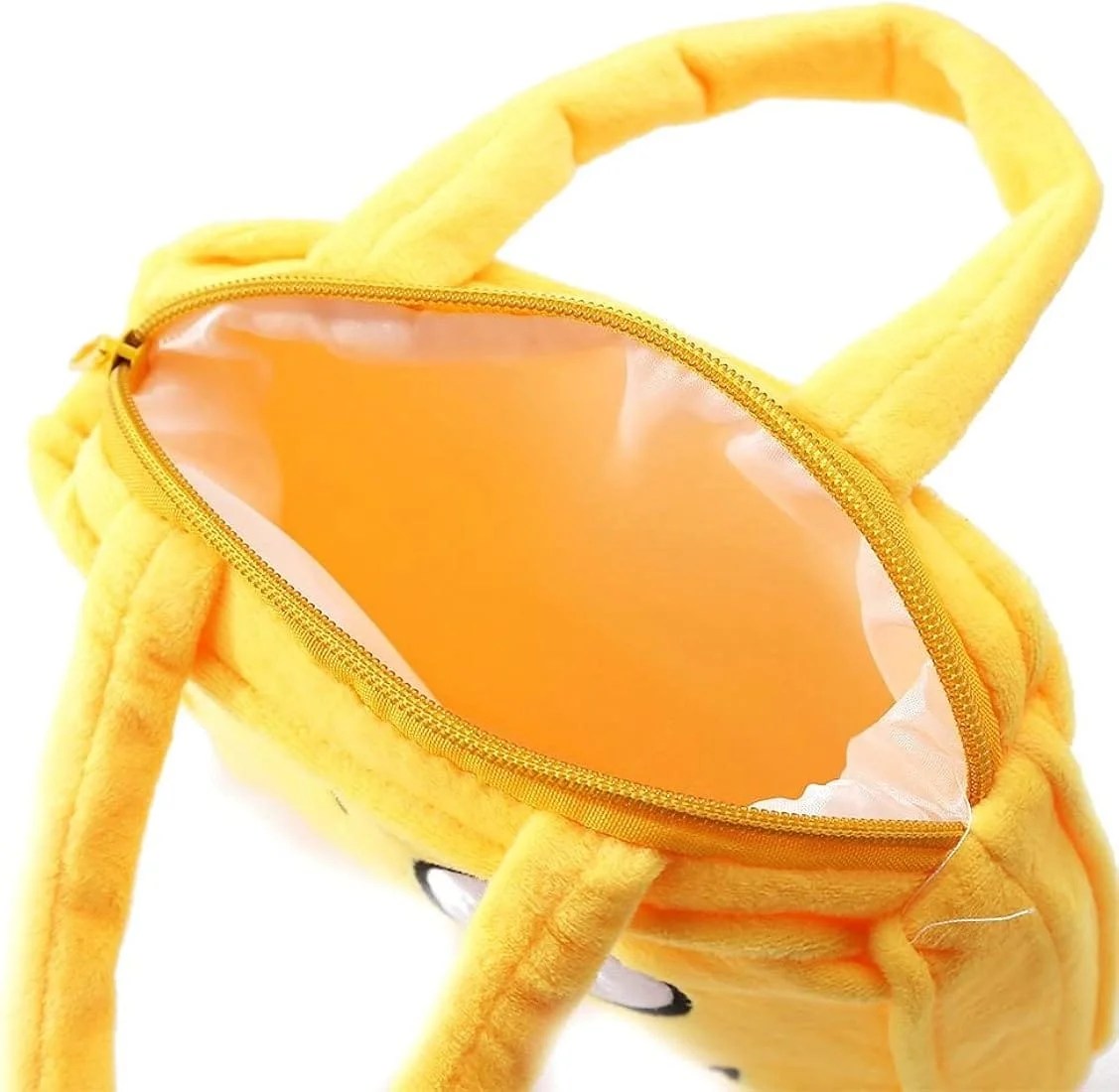 Yellow Emoji plush Bag
