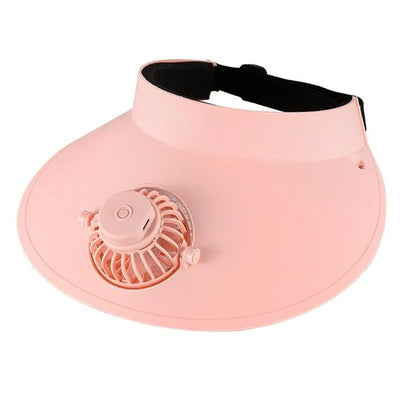 Visor Hat With Fan