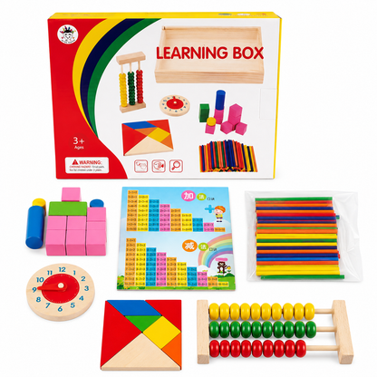 Wooden Numerical Learning Box
