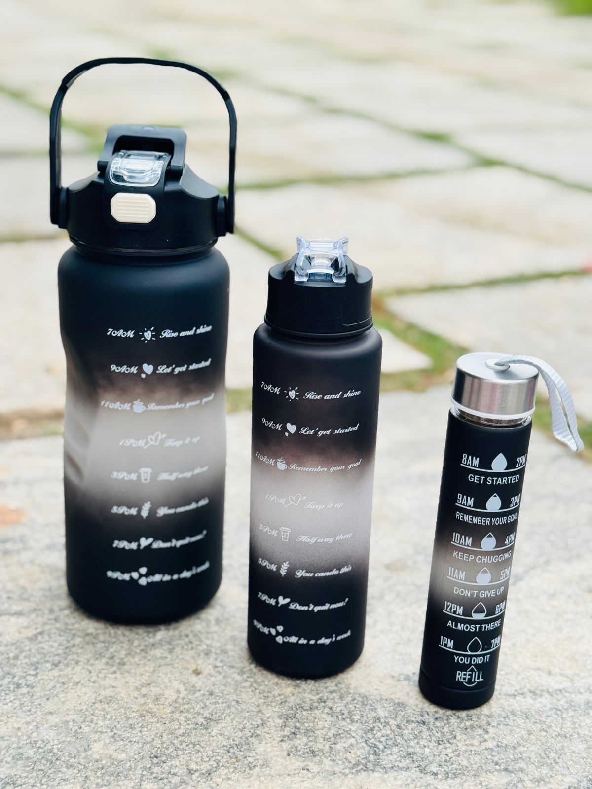 3 in 1 motivational bottle