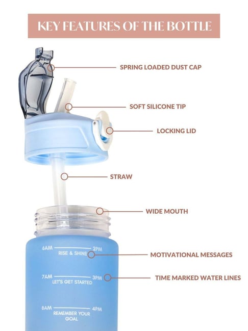 3 in 1 motivational bottle